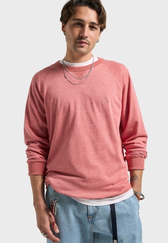 Trendsplant Sweatshirt ' ESSENTIAL ' in Rood: voorkant