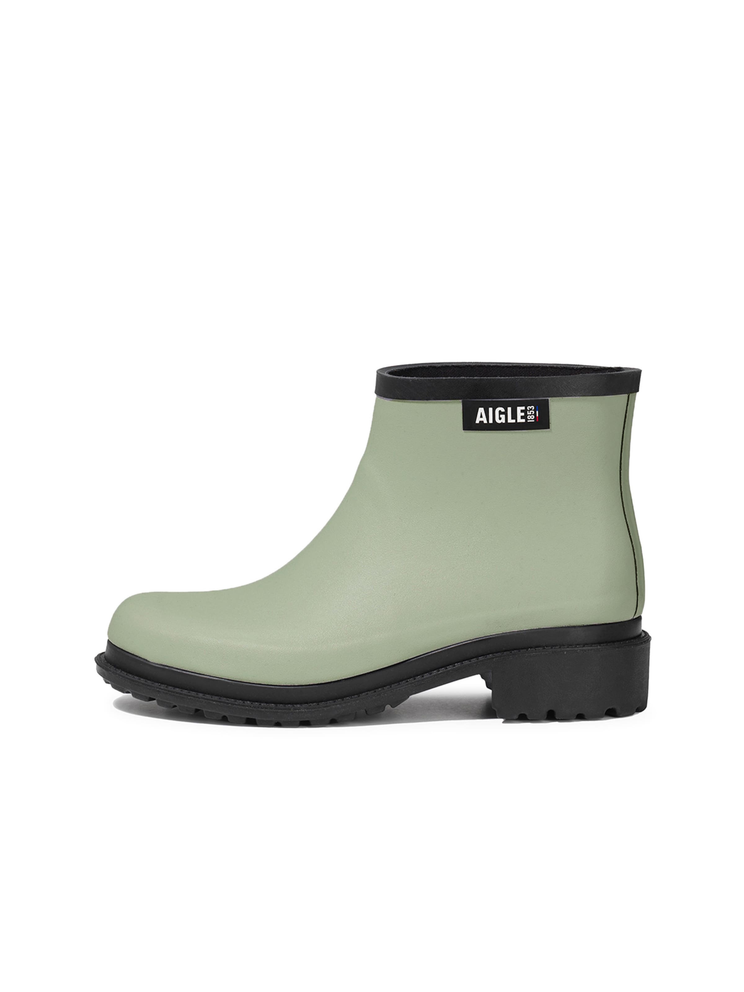 Cizme glezne 'Fulfeel' de la AIGLE pe verde: față