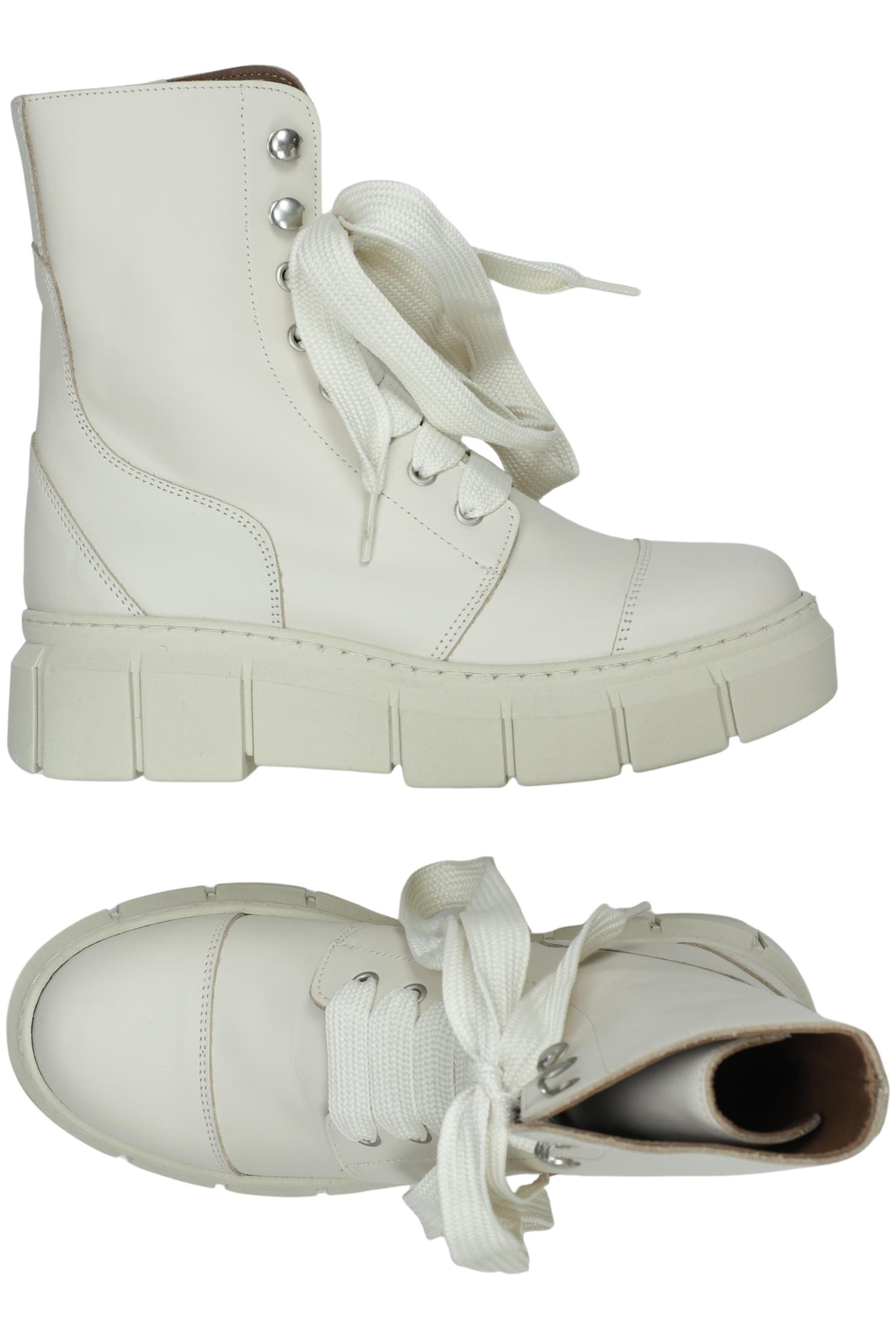 Alohas Dress Boots in 35 in White: front