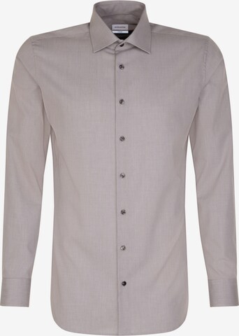 Coupe slim Chemise business SEIDENSTICKER en gris : devant