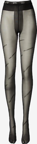 Karl Lagerfeld Tights in Black: front