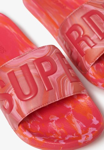 Mule 'Marble' Superdry en rose