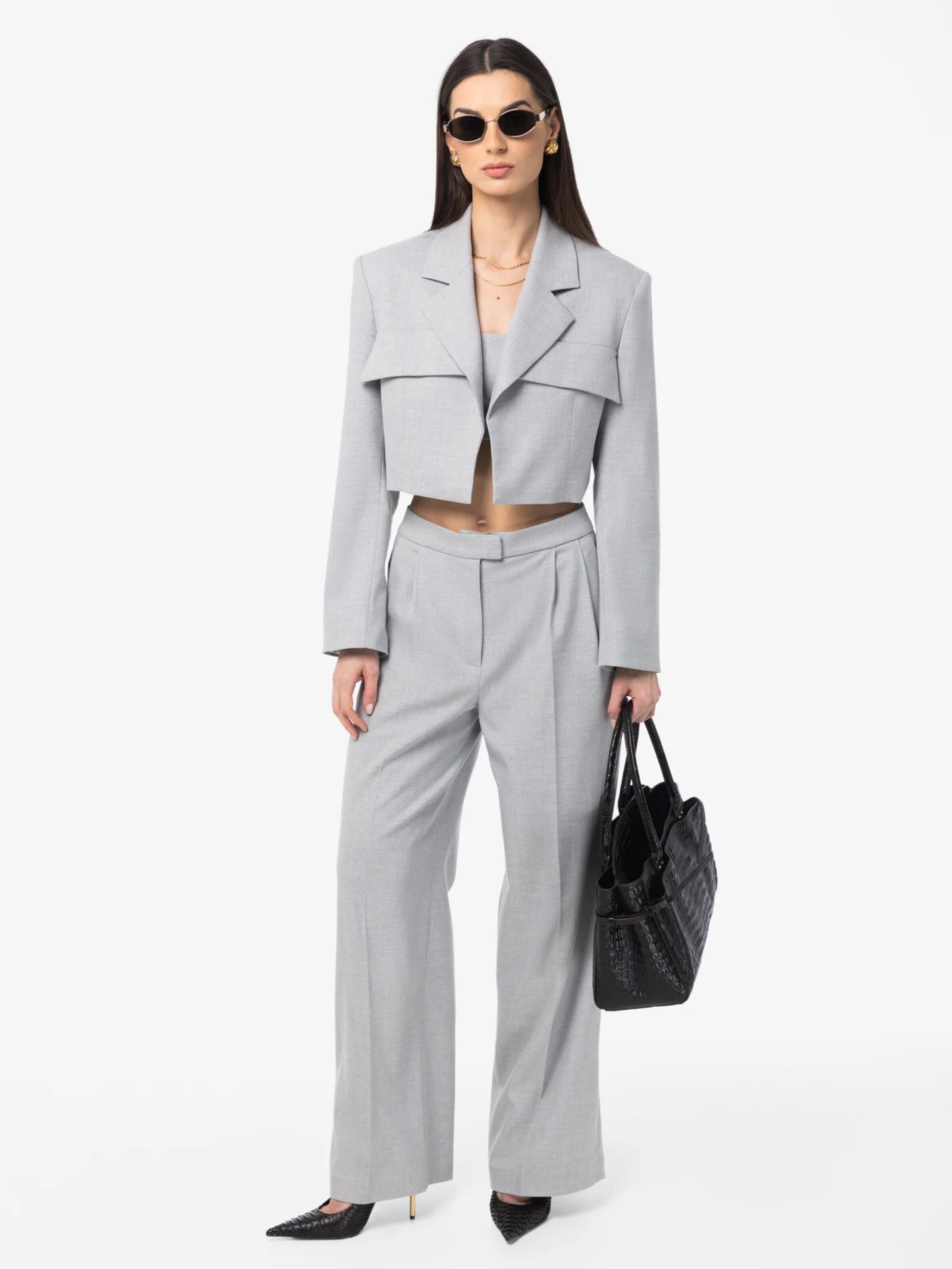 Blazer 'Theo' mandragora en gris