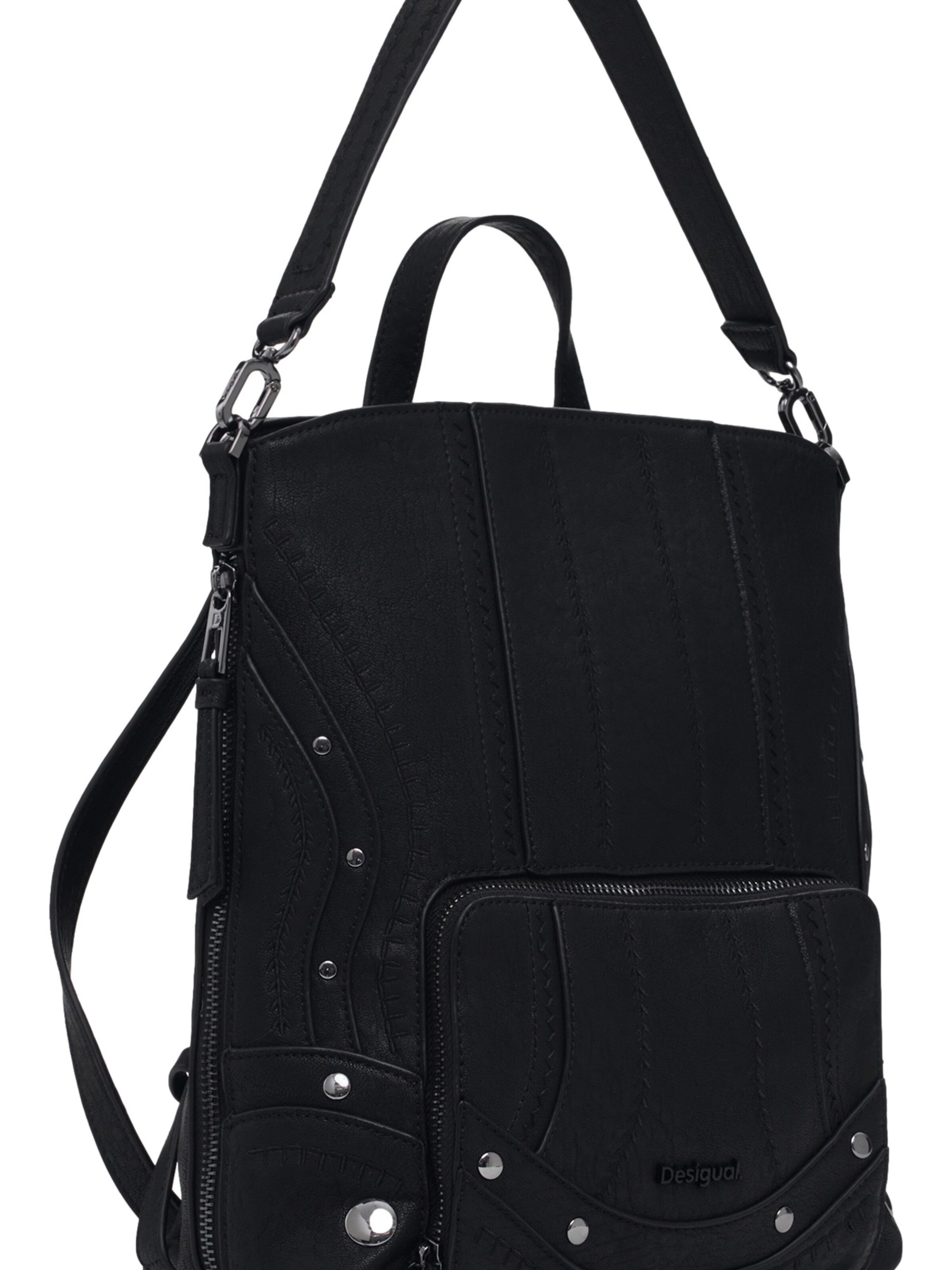 Desigual Rucksack 'Poker Face Chester' in Schwarz