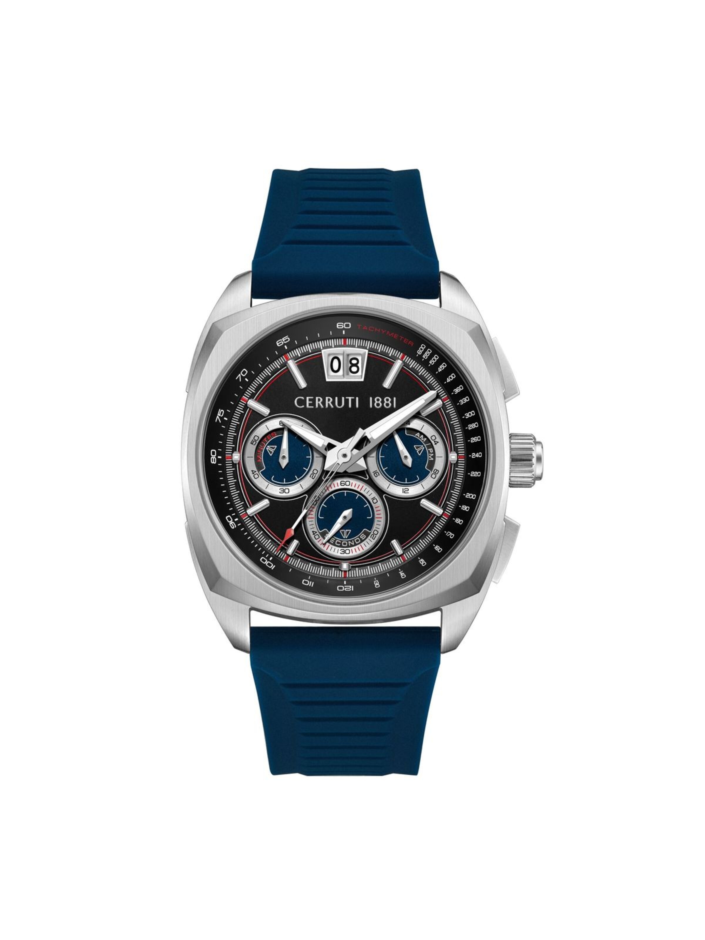 Montre à affichage analogique CERRUTI 1881 en bleu : devant