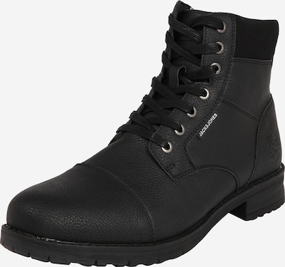 JACK & JONES Bottes à lacets en noir, Vue avec produit