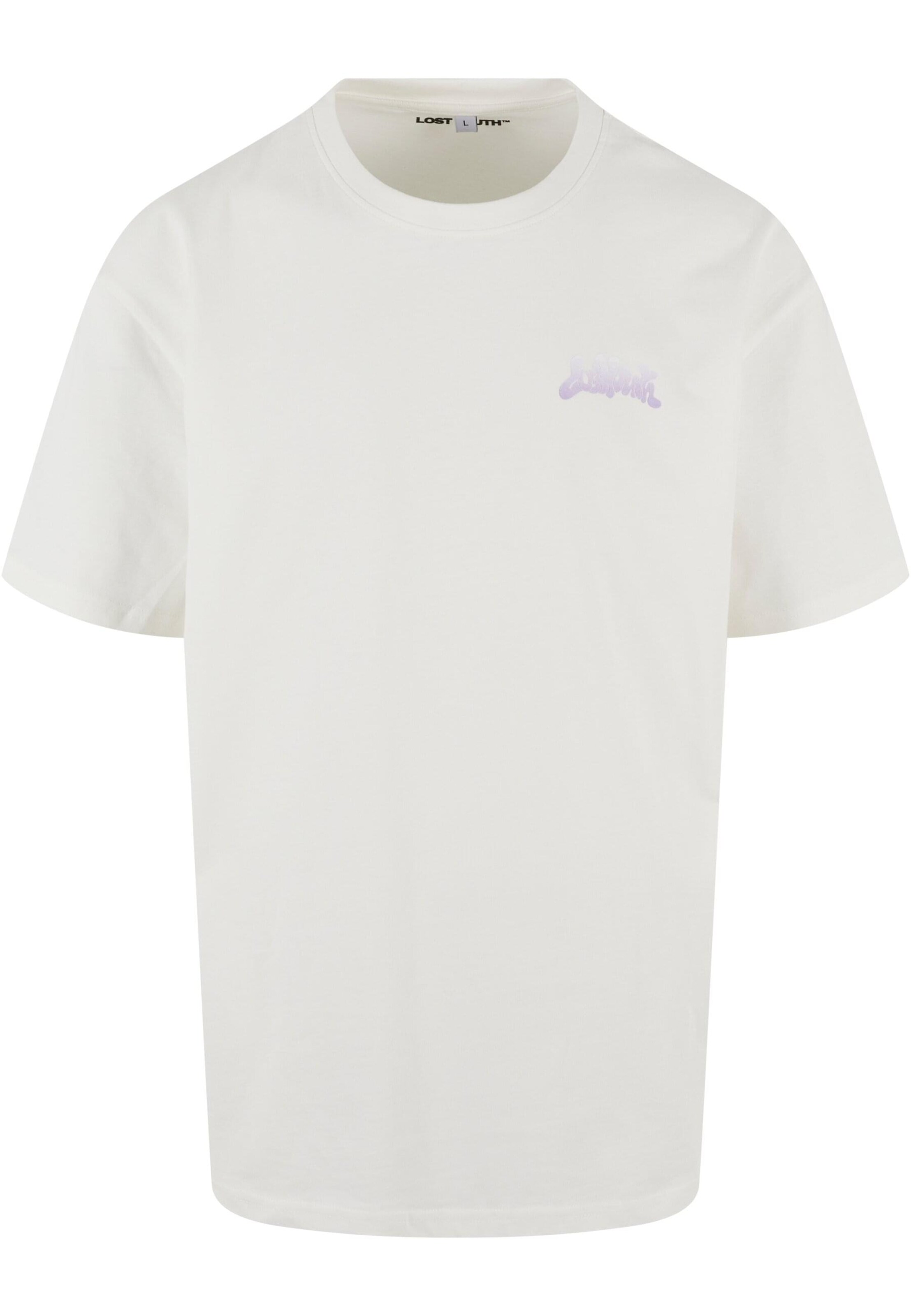 Lost Youth Shirt 'Heart' in Beige: front