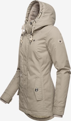 Ragwear Winter Jacket 'Monade' in Beige