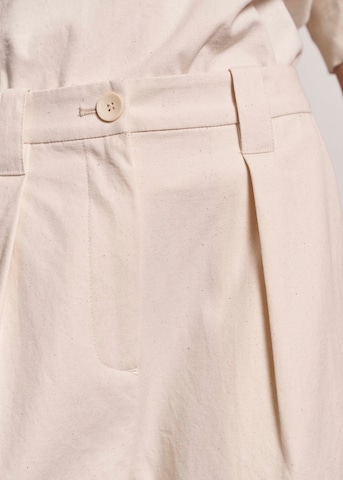 Wide Leg Pantalon 'BIANCA' NORR en blanc