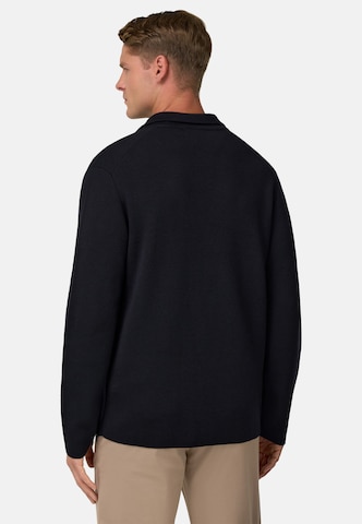 Boggi Milano Between-Seasons Coat in Blue