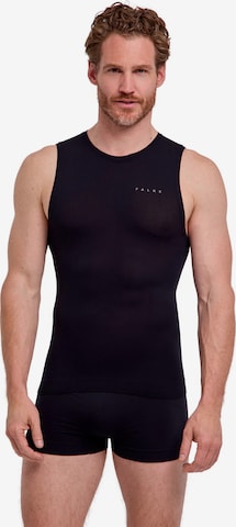 FALKE Base Layer in Schwarz: Vorderseite