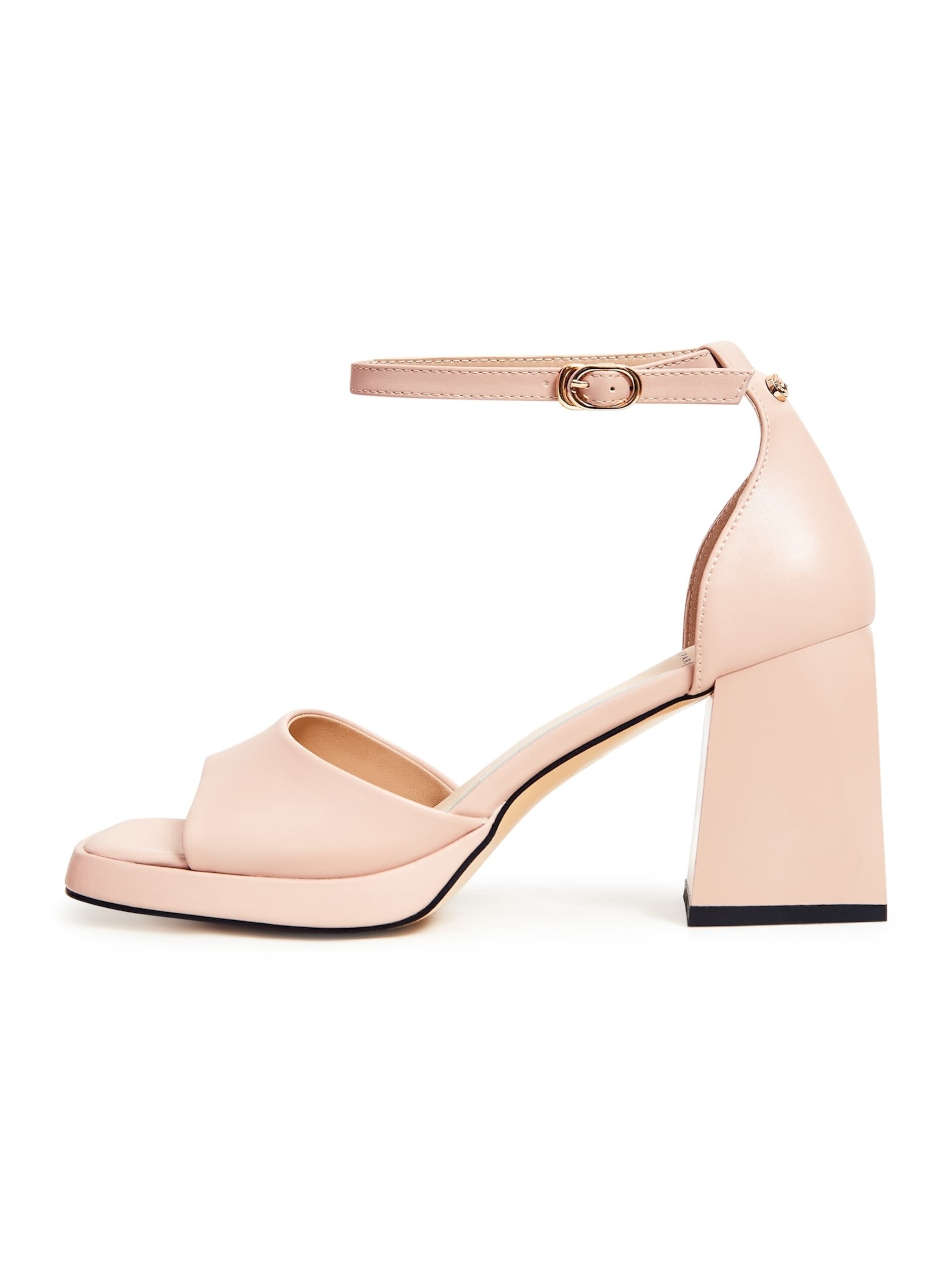 CESARE GASPARI Sandalen met riem in Roze: voorkant