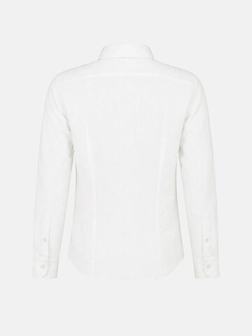 ALEA Regular fit Overhemd 'CAMICIA LINO' in Wit