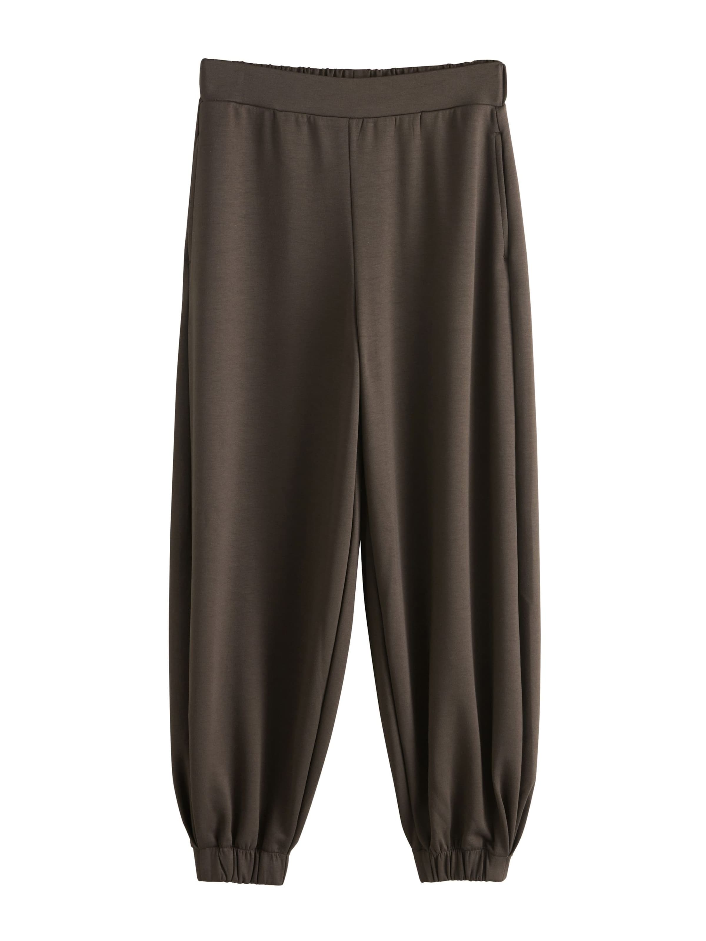 Next - Ropa ancha Pantalón en marrón: frente