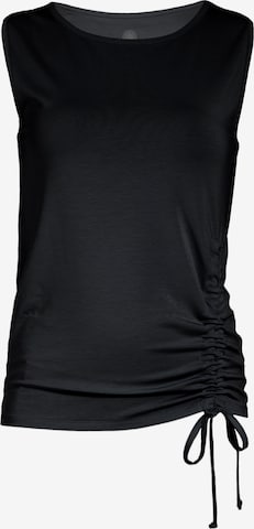 Magadi Sporttop 'Diana' in Schwarz: Vorderseite