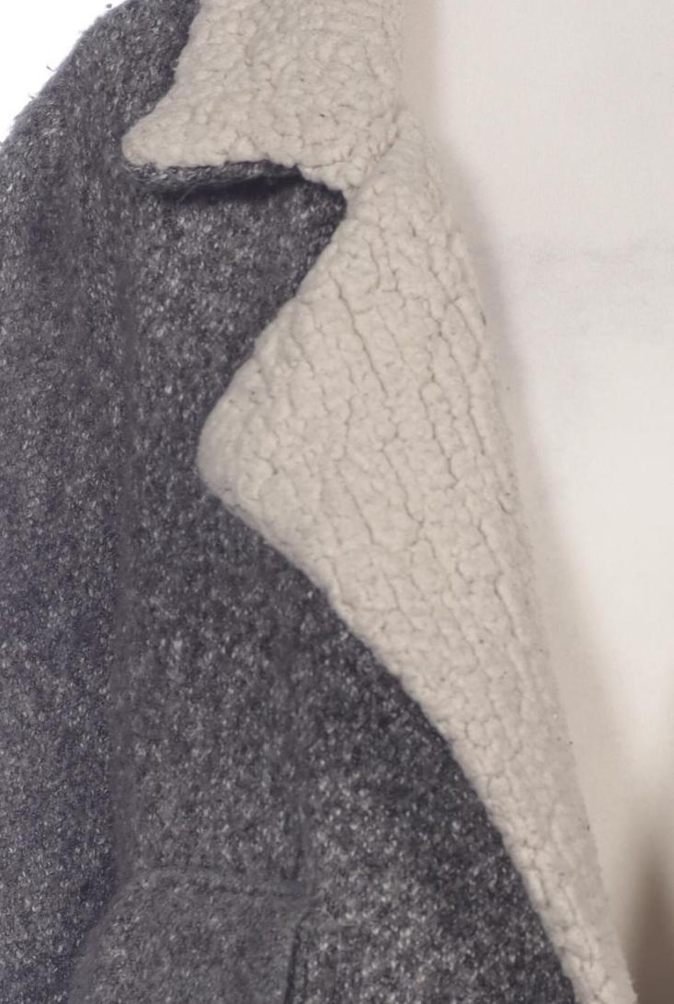 ZARA Jacket & Coat in M in Grey