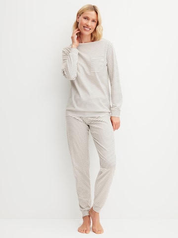CALIDA Pyjama 'Sweet Dreams'‌‌‌‌‌‌‌‌ in Beige