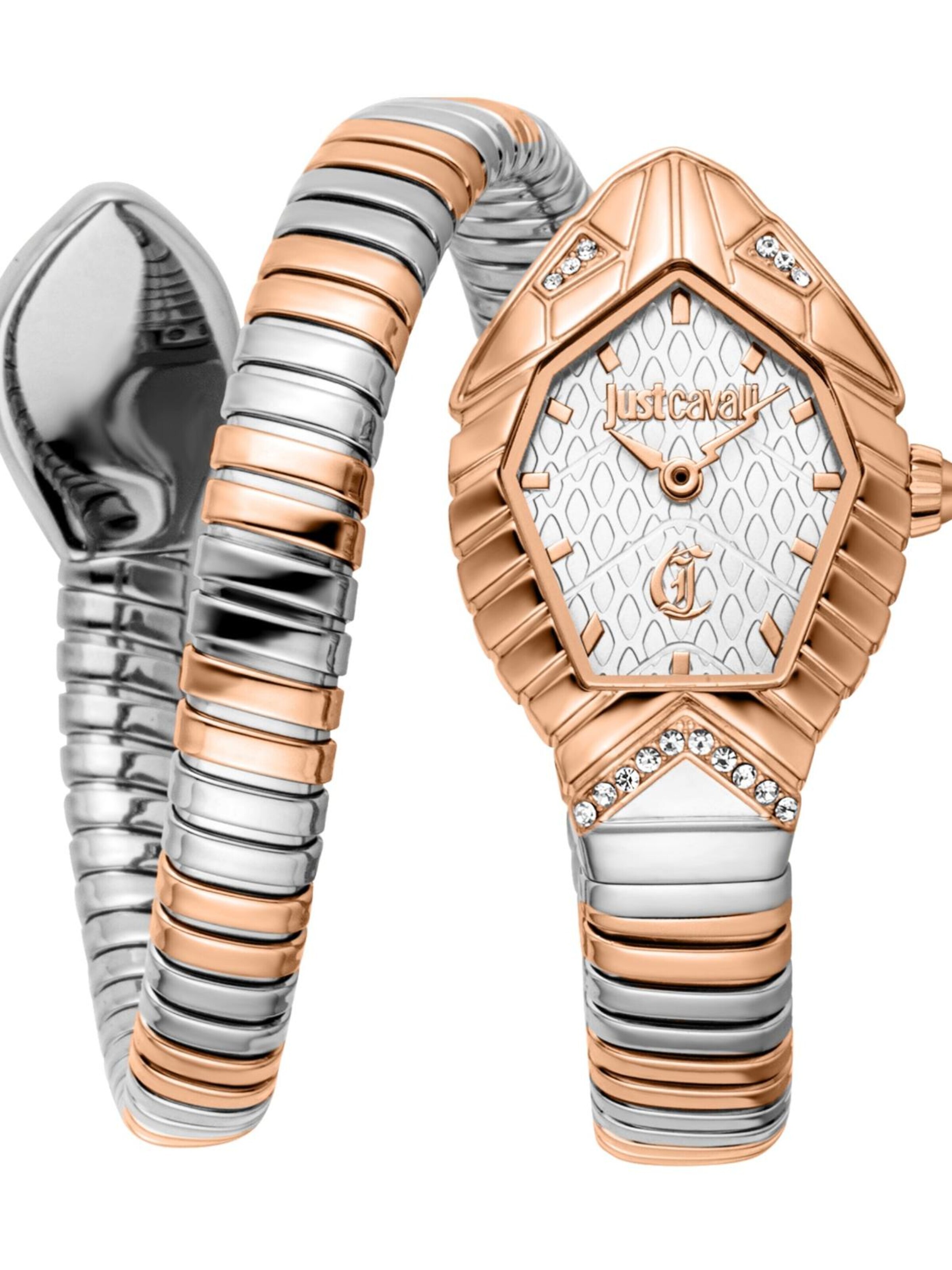 Just Cavalli Analog Watch 'Speranza' in Gold: front