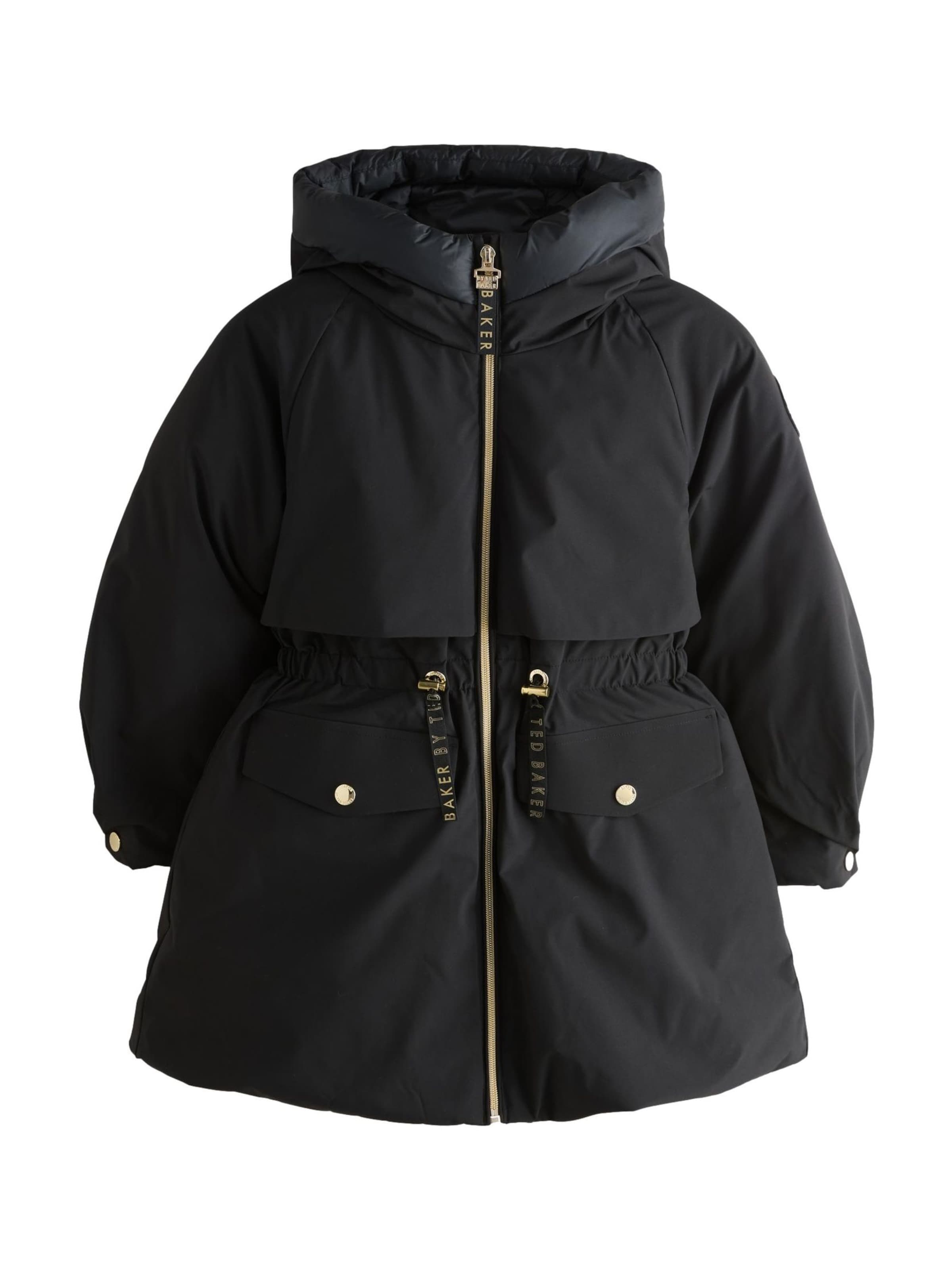 Baker by Ted Baker Пальто в Черный: спереди