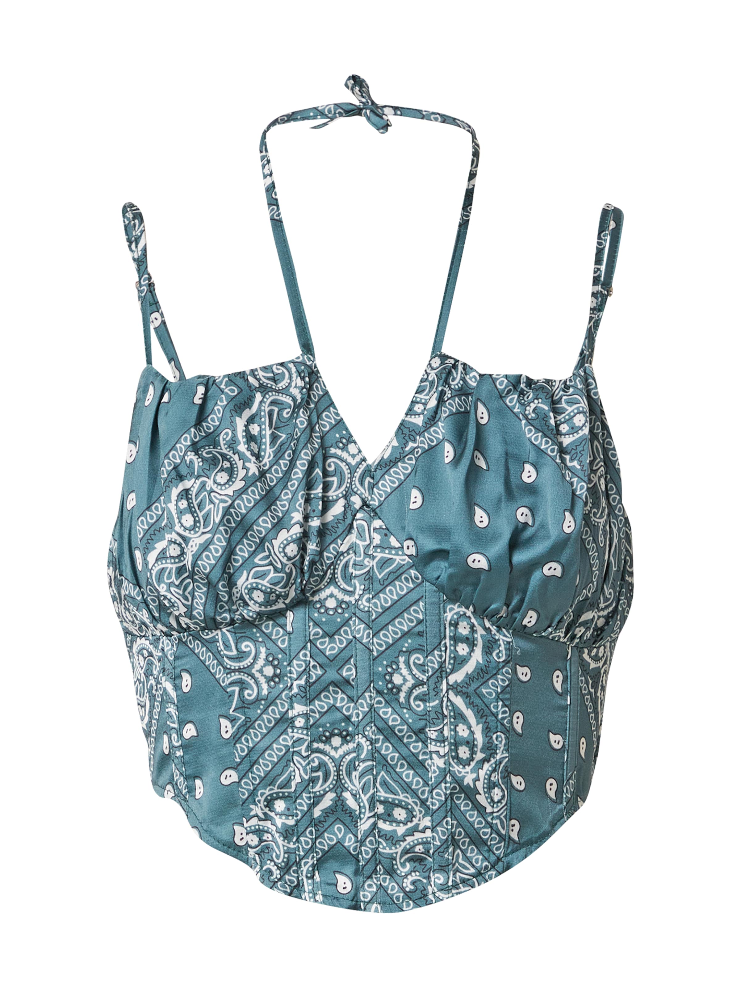 Missguided Топ в зелено: отпред