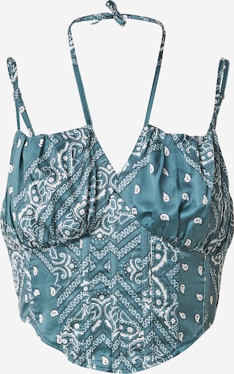 Missguided Toppi värissä jade / musta / valkoinen, Tuotenäkymä