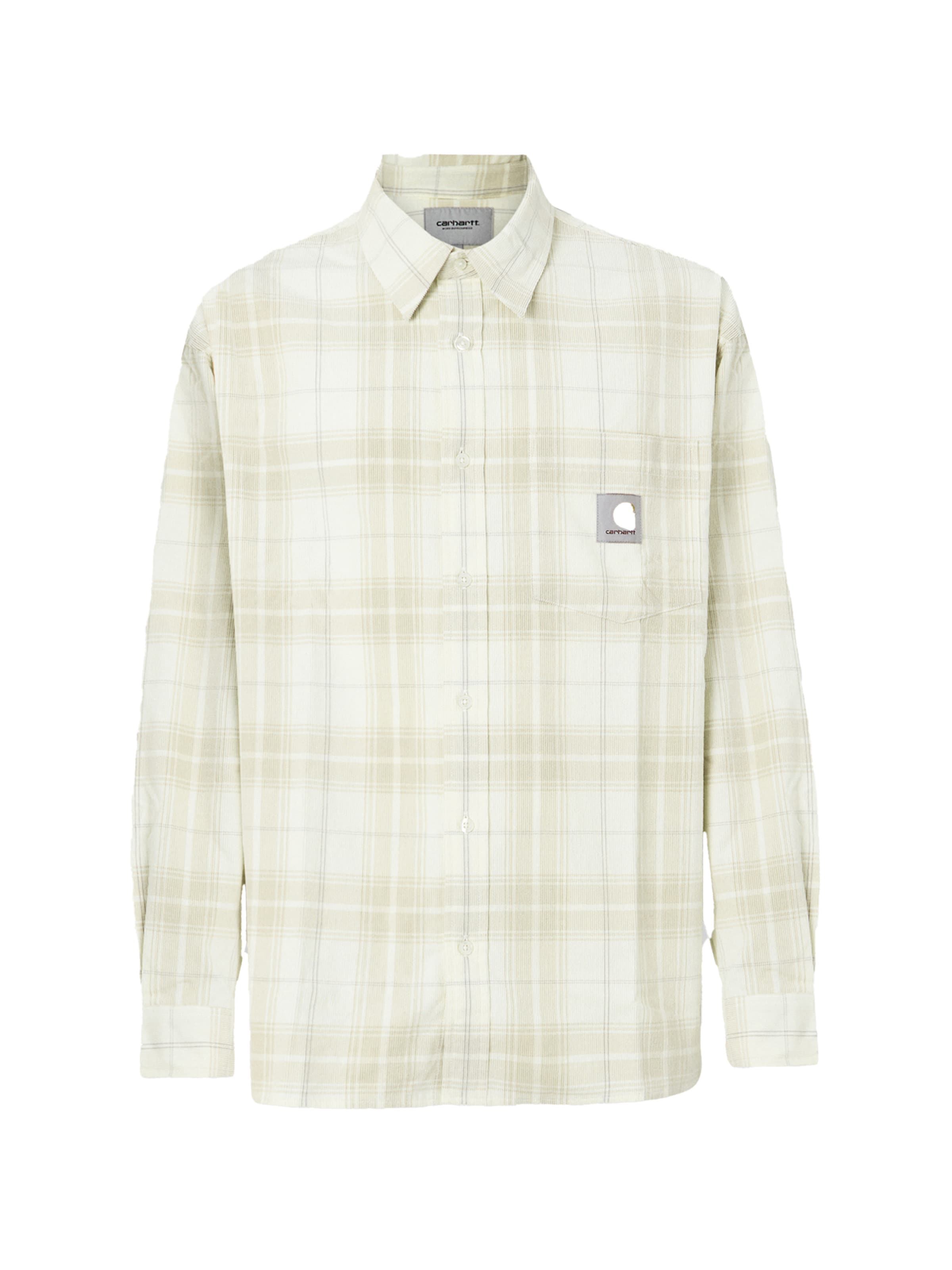 Carhartt WIP - Ajuste regular Camisa 'Wilber' en beige: frente