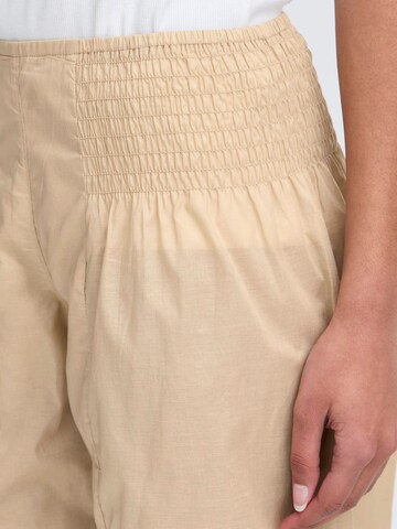 PULZ Jeans - Tapered Pantalón bombacho ' PZJill ' en marrón