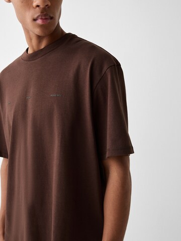 T-Shirt Bershka en marron