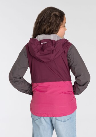 ICEPEAK - Casaco outdoor 'LEHI' em vermelho