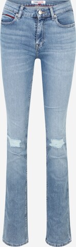 Tommy Jeans Bootcut Jeans 'Maddie' in Blauw: voorkant