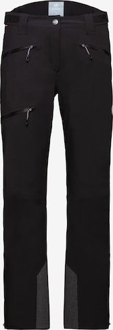 MAMMUT Regular Outdoorhose ''Stoney' in Schwarz: Vorderseite
