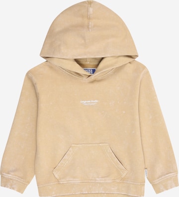 Sweat 'JORVESTERBRO' JACK & JONES MINI en beige : devant