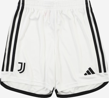 ADIDAS PERFORMANCE Normální Sportovní kalhoty 'Juventus 23/24 Away' – bílá: přední strana