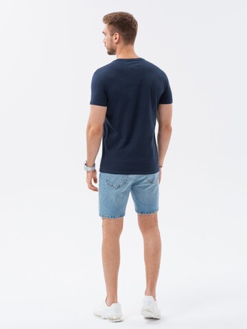 T-Shirt 'S1749' Ombre en bleu