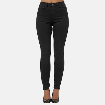 Skinny Jean Elara en noir : devant
