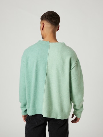 Sinned x ABOUT YOU Sweater 'Lewis' in Green