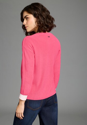 LAURA SCOTT Knit Cardigan in Pink