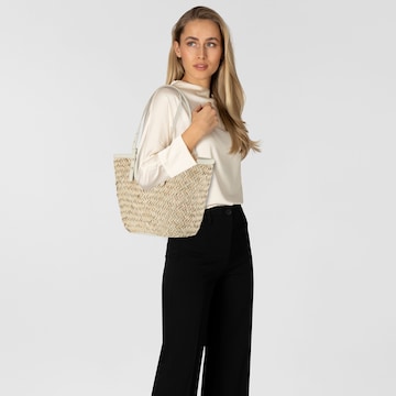 Shopper 'Love Summer' di PINKO in beige: frontale