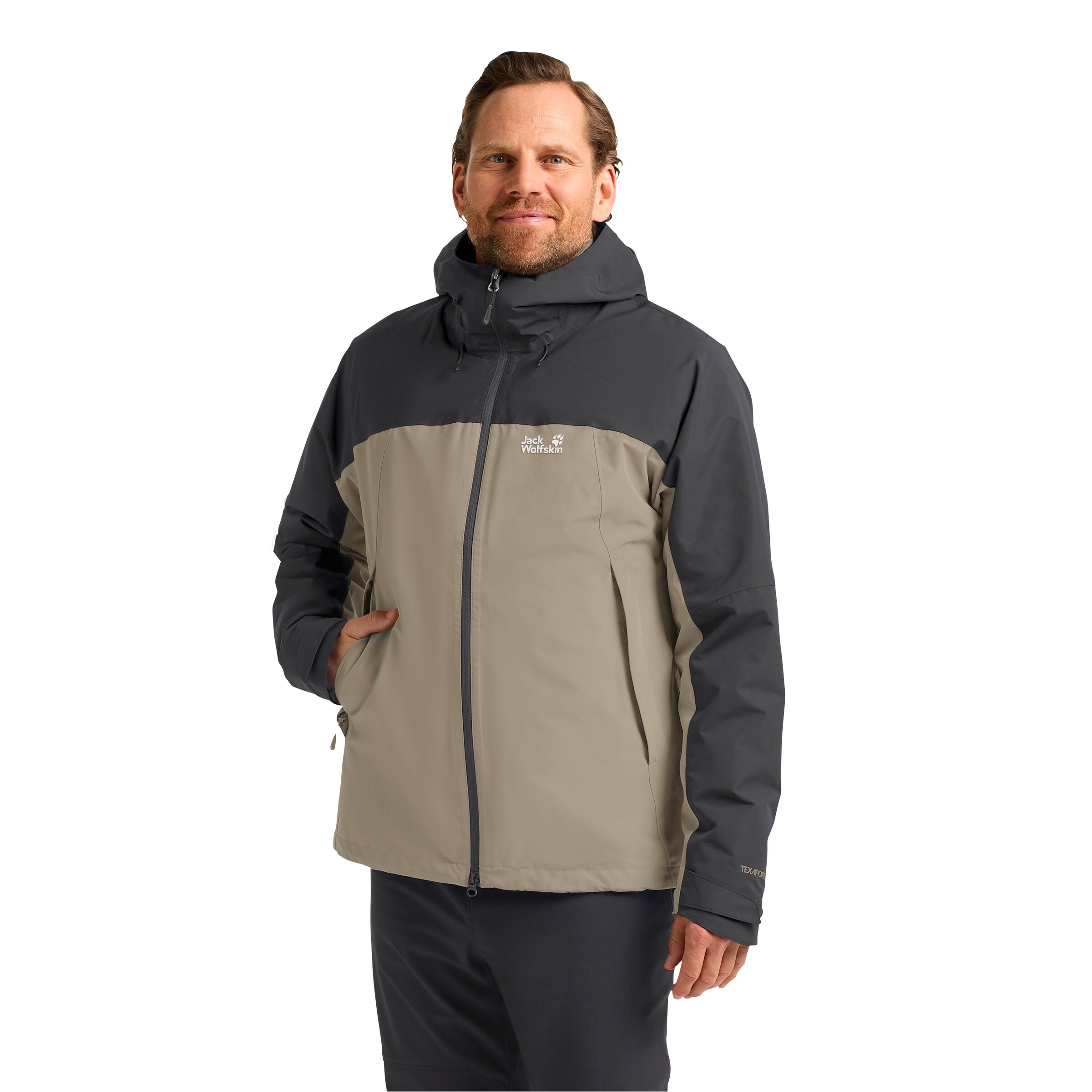 JACK WOLFSKIN Outdoorjas in Beige