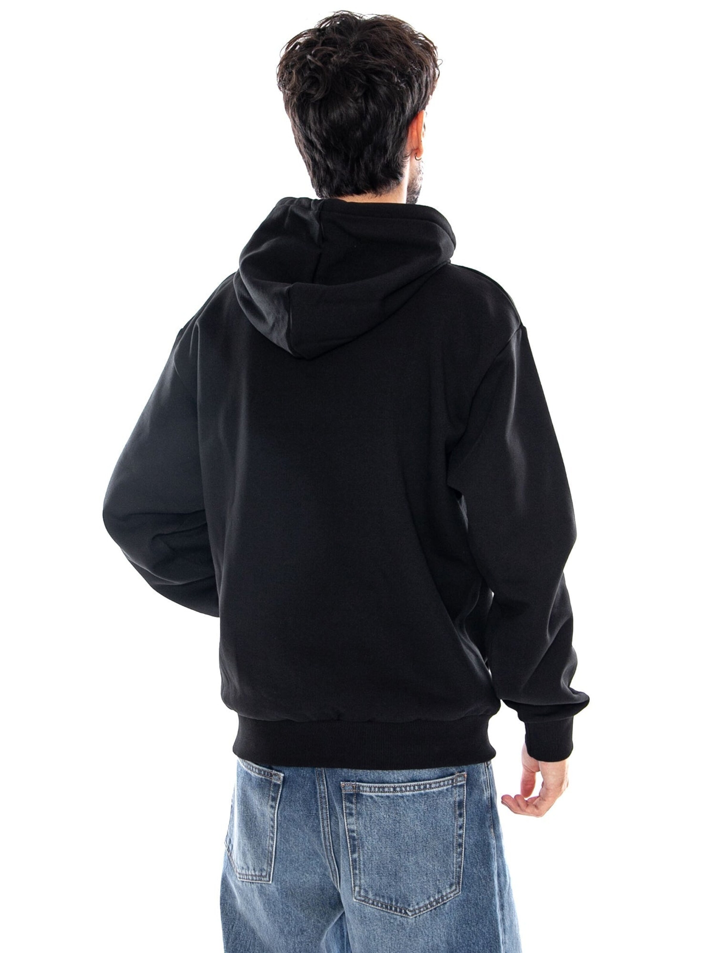 Felpa 'SWEATSHIRT BLACK' di LACOSTE in nero