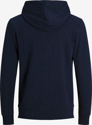 Jack & Jones Plus - Sudadera con cremallera en azul