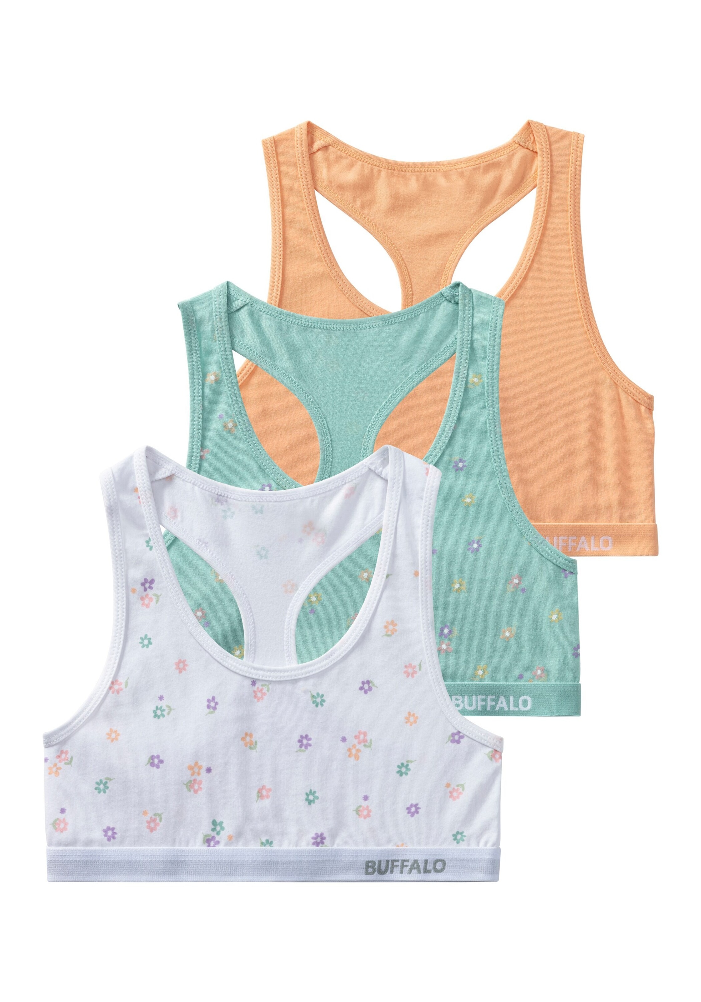 BUFFALO Bustier BH in Grün: Vorderseite