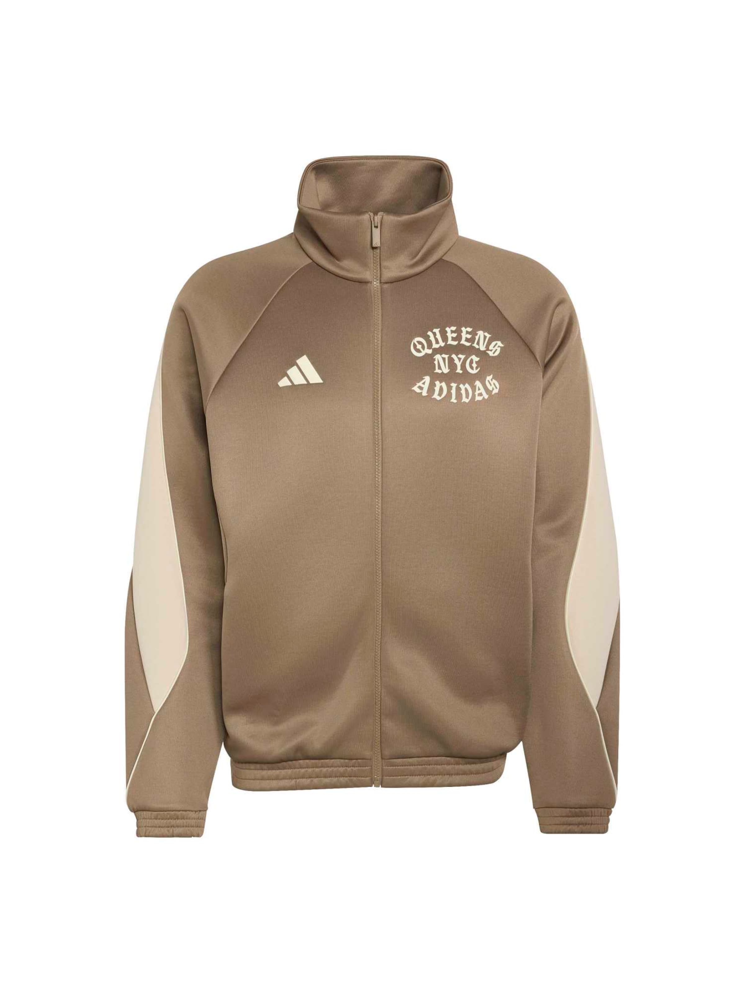 ADIDAS SPORTSWEAR Sportssweatjakke 'Adidas x MARVEL SPIDER-MAN' i beige: forside