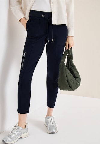 CECIL Regular Pants in Blue: front