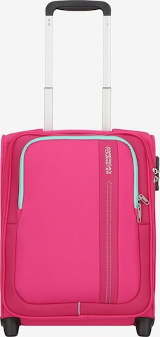 American Tourister Trolley in Roze: voorkant