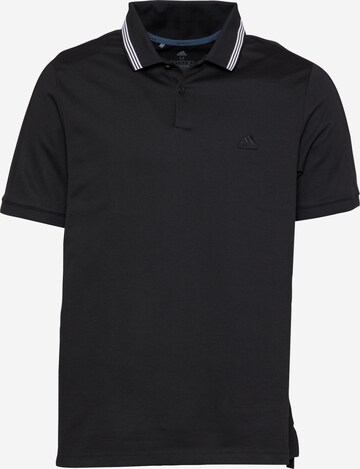 ADIDAS GOLF Performance Shirt 'GO-TO' in Black: front