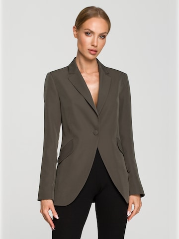 made of emotion - Blazer en verde: frente