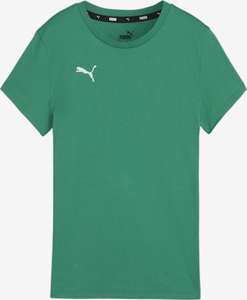 PUMA T-Shirt 'teamGOAL' in Grün: predná strana