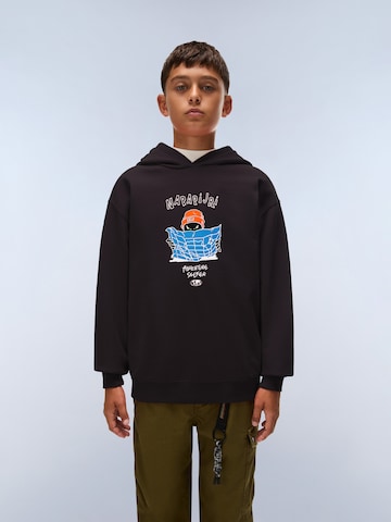Felpa 'B-Flein' di NAPAPIJRI in nero: frontale