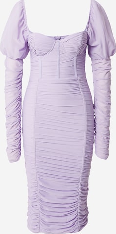 Misspap Dress in Purple: front